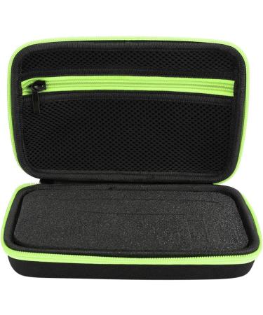 Shop QP2520/90/70 Nylon TPU Shaving Bag | Electric Shaver Storage Organizer for Men - Black Green - Buy Online on SooperMarket.com