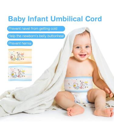 MagicLulu 4 Pcs Cotton Newborn Belly Belt & Umbilical Cord Cover Set - Buy Online on SooperMarket.com