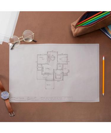Translucent Architectural Vellum Paper  Drafting Sheets 11x17 with Engineer Title Block (20 Pieces) - Buy Online on SooperMarket.com
