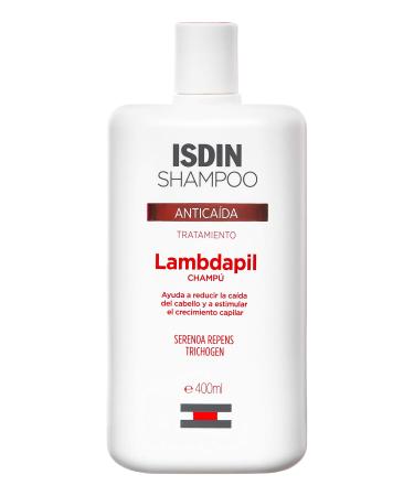 ISDIN LAMBDAPIL shampoo against hair loss (400ml) |Helps to reduce excessive hair loss and stimulate follicular growth 400 ml (1 -pack)