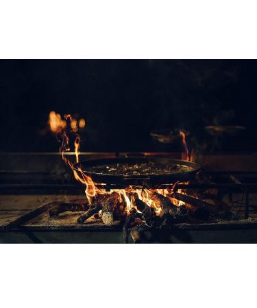 El Paeller Wood-Fired Paella Kit from Valencia, Spain | Includes Cooking Base & Rice | Makes 3 Servings | Seafood Paella - Buy Online on SooperMarket.com