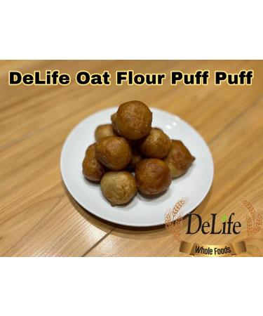 DeLife Oat Flour 1kg | Natural Whole Grain Oats - Buy Online on SooperMarket.com