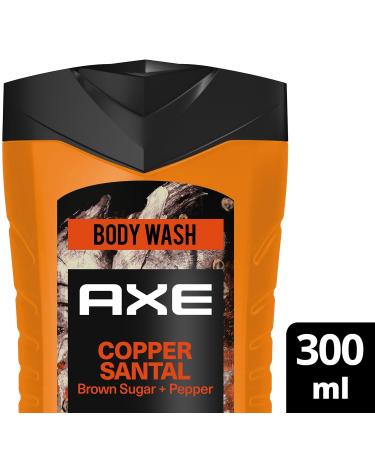 AXE Fine Fragrance Collection Copper Santal Body Wash - 300 ml | Long-lasting Freshness & Spectacular Scent | Premium Shower Gel for Men - Buy Online on SooperMarket.com