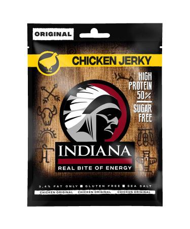 Indiana Chicken Jerky Gift Box | High Protein Gluten-Free No Added Sugar | 10 Pack (10 x 25g) - Buy Online on SooperMarket.com