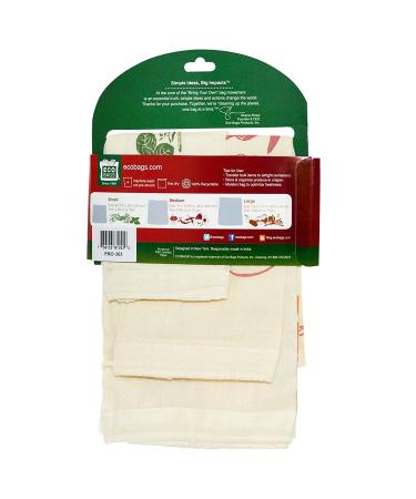 ECOBAGS 3-Pack Produce & Bulk Bags - Sustainable & Reusable Storage Solutions - Buy Online on SooperMarket.com