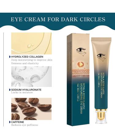 Eye Cream For Dark Circles And Puffy Eyes Eye Cream Anti Aging Caffeine Eye Cream Remove Fade Fine Line Hydrolyzed Collagen Hydrating Eye Cream Korean Eye Cream For Men & Women - Buy Online on SooperMarket.com