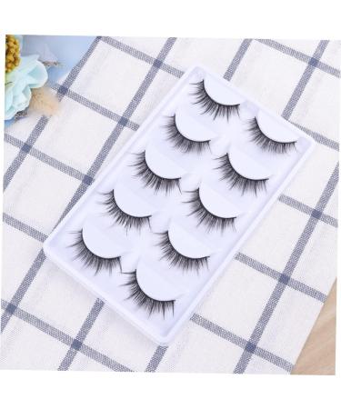 minkissy 80 Pairs Lashes Natural False Lashes Fake Eyelash Dense Eyelash Eyelashes 3d Cross - Buy Online on SooperMarket.com