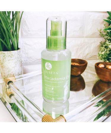 Luseta Macadamia Oil Hair Serum - Nourishing & Revitalizing for Normal & Dry Hair - 3.38oz | International Shipping Available - Buy Online on SooperMarket.com
