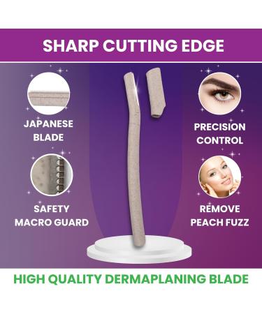Dermaplaning Blades for Face | 12 Pack | Dermaplane at Home to Exfoliate Skin | Face Razors for Women | Face Shaver Women | Facial Razors for Women | Dermaplaning Kit | Face Razor | Eyebrow Razor - Buy Online on SooperMarket.com