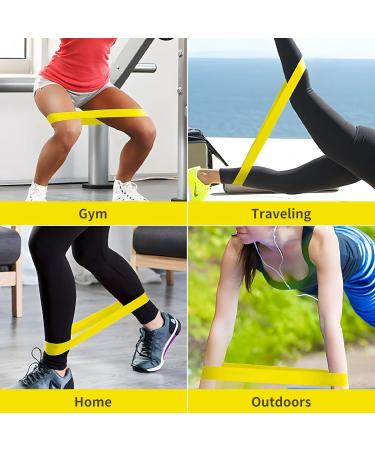 OKSTENCK Resistance Bands Exercise Bands with 5 Different Resistance Levels Resistance Fitness Exercise Band Made of Natural Skin-Friendly Material Comes with Carrying Bag Indoor and Outdoor Home gym. - Buy Online on SooperMarket.com