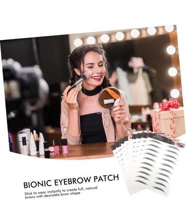 WOFASHPURET Hair- Eyebrows Stickers 10pcs Imitation Eco Eyebrow Sticker 3d Beauty Stickers Eyebrow Lines Natural Eyebrow Tattoo - Buy Online on SooperMarket.com
