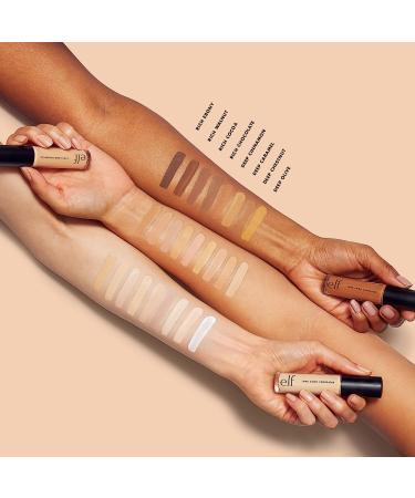 e.l.f. 16HR Camo Concealer in Rich Walnut 0.203 Fl Oz - Full Coverage, Matte Finish, Vegan & Cruelty-Free - Buy Online on SooperMarket.com