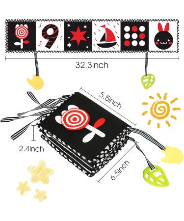 YOGINGO Black and White High Contrast Sensory Toys for Babies | Engaging Baby Mirror | International Shipping - Buy Online on SooperMarket.com