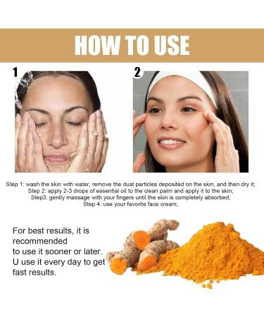 2 Pack Turmeric Dark Spot Corrector Serum - Natural Face Serum for Dark Spots Moisturizing & Repair (30ml) | Best Skin Care Solution - Buy Online on SooperMarket.com