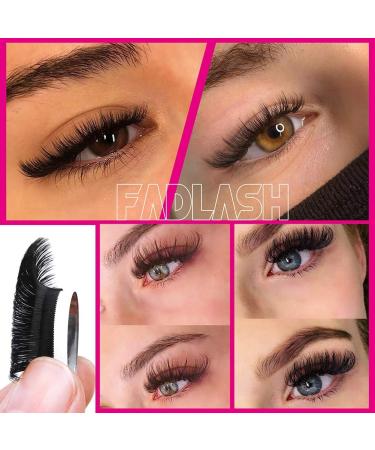 Fadlash Easy Fan Lashes 14mm C-Curl 0.05 Russian Eyelash Extensions - Buy Online on SooperMarket.com