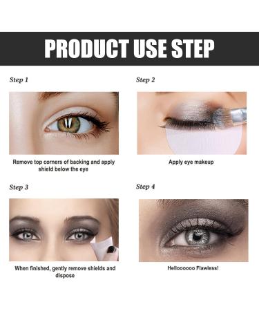 Haqatr 200 Pcs Eyeshadow Stencils & Tape for Eye Makeup | Non-Woven Fabric Eye Mask for Flawless Eye and Lip Makeup - Ideal for Women - Buy Online on SooperMarket.com