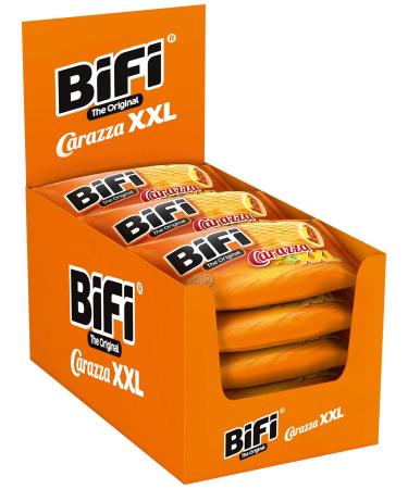 Bifi Carazza Original XXL - 16 Pack (16 x 75g) - Pizza Snack - Mini Pizza to Go - for on the go the office and lunch break - with salami pizza sauce and cheese Carazza 75 g (16 pack)