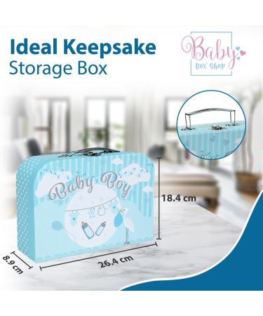Baby Box Shop Baby Boy Gifts Newborn - 7 Baby Shower Gifts for Baby Boy includes New Baby Boy Gifts in a New Born Baby Gift Set New Born Baby Boy Gift Baby Boy Hamper for New Born Baby - Blue - Buy Online on SooperMarket.com