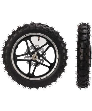 Front Wheel Tyre Durable Wear Resistant Front Wheel Assembly High Friction Rubber Metal for Off Road Vehicle - Buy Online on SooperMarket.com