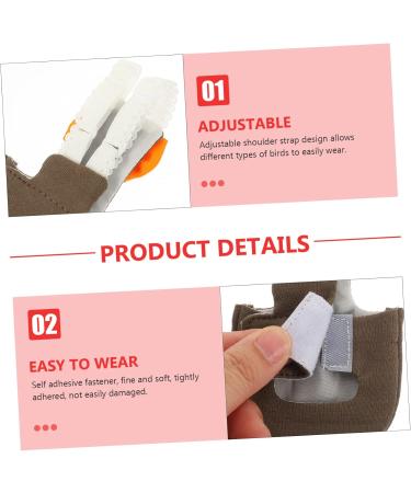 PopetPop Flying Bird Diapers - Reusable Cotton Diaper Pants for Small Birds Pigeons & Parrots | International Shipping - Buy Online on SooperMarket.com