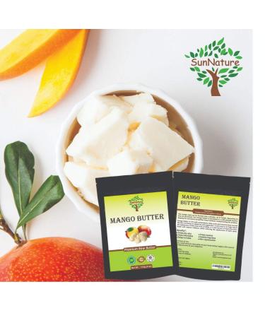 SunNature 100% Pure Mango Butter - Substitute Shea Butter for Soap and Lotion - Moisturizing, Scent-Free, Hexane-Free (4 Oz) - Buy Online on SooperMarket.com