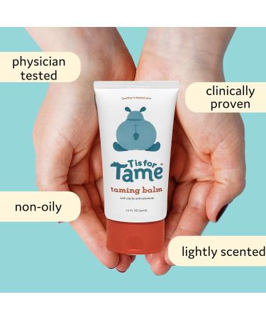 T is for Tame - Natural Baby Exfoliant & Nourishing Balm for Cradle Cap Dry Scalp & Skin | Plant-Based Hydration with Jojoba & Calendula | Made in USA - Buy Online on SooperMarket.com