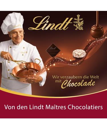 Lindt Lindor Double Chocolate Balls 137g | Premium Whole Milk Chocolate with Melting Filling | Perfect Praline Gift | Buy Internationally - Buy Online on SooperMarket.com