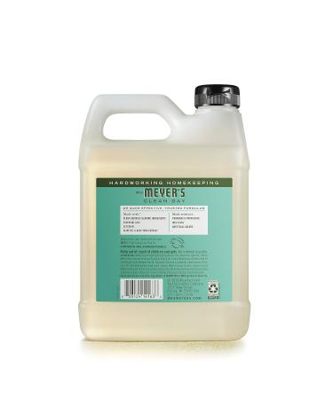 Mrs. Meyer's Clean Day Basil Liquid Hand Soap Refill - Cruelty Free Biodegradable & Essential Oils 975ml | Eco-Friendly Hand Wash - Buy Online on SooperMarket.com