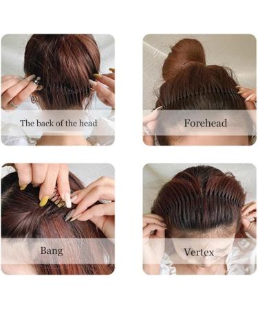 3 Set Twist Hair Clip Comb Fashionable Waterproof Elastic Anti Proof Metal Wire Hair Comb - Buy Online on SooperMarket.com