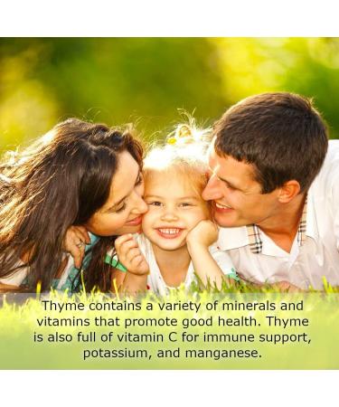 Organic Thyme: 100% Natural Raw Thyme for Healthy Meals and Tea - Non GMO, Gluten-Free with Thymol - No Preservatives or Additives - Perfect Seasoning, Always Fresh - Buy Online on SooperMarket.com