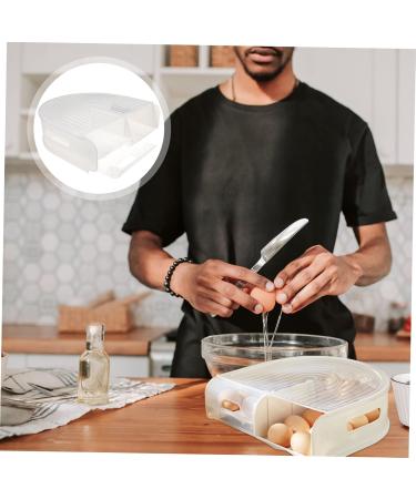 OSALADI Egg Carton Convenient Egg Organizer Refrigerator Egg Case Household Egg Tray Fridge Accessory Serving Tray As Shown 31X30X9.5cm - Buy Online on SooperMarket.com