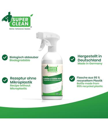 Super Clean Tile & Joint Cleaner 500ml | Eco-Friendly Solution for All Tile Types - Buy Online on SooperMarket.com