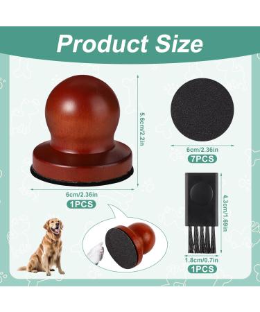 Lazy Dog Nail File & Trimmer - Ergonomic Wood Design with Replaceable Sandpaper & Cleaning Brush for Stress-Free Pet Grooming - Buy Online on SooperMarket.com