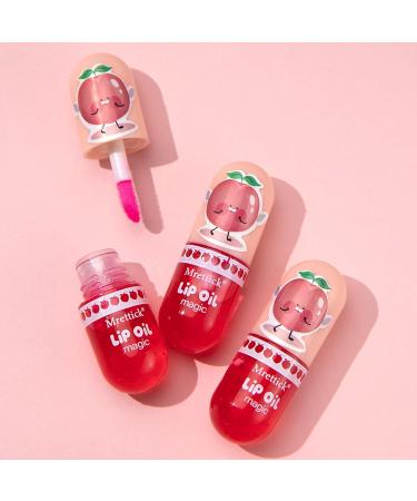 Mrettick 3Packs Hydrating Lip Oil Temperature Color Changing Lip Oil Plumping Lip Gloss Moisturizing Lip Oil Tinted for Lip Care and Dry Lip - Buy Online on SooperMarket.com