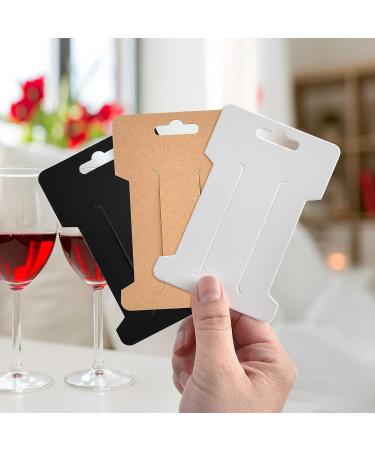 Coopay 150 Piece Hair Clip Display Cards - Multicolor Rectangular Paper Cards for Hair Accessories Organization - 4-1/4 x 2-3/4 Inches - Buy Online on SooperMarket.com