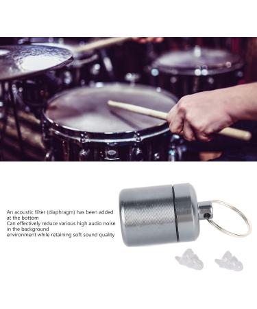 Earplugs 3-Layer Structure Comfortable Liquid Silicone Closure Umbrella Shaped Noise Canceling Earplug with Filter for Indoor (Transparent Stone Pattern) - Buy Online on SooperMarket.com