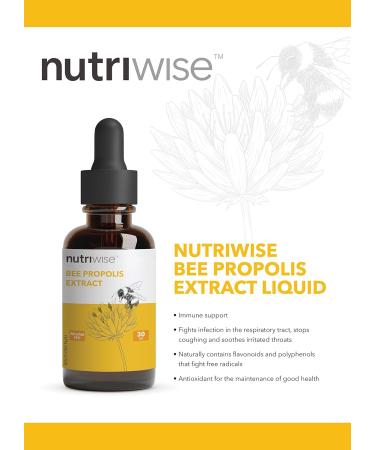 Nutriwise Bee Propolis Alcohol Free Immune Support Sore Throat Relief - Buy Online on SooperMarket.com