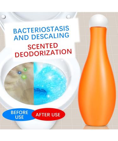 Bowling Blue Foam Toilet Bowl Cleaner Bottled Automatic Long Lasting Toilet Bowl Cleaner - Long Lasting Fragrance Lime Scale Removal Toilet Tank All Purpose Cleaner 3pcs - Buy Online on SooperMarket.com