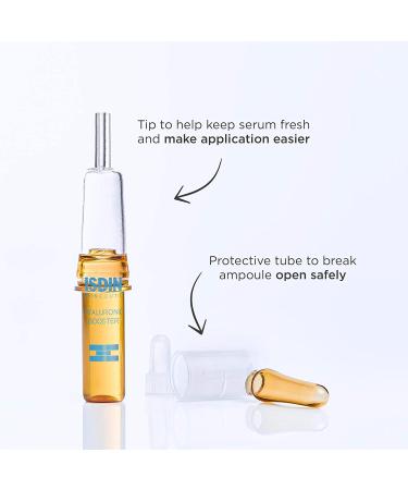 ISDIN Hyaluronic Booster Serum Ampoules - Deep Hydration with Peptide Formula - Buy Online on SooperMarket.com