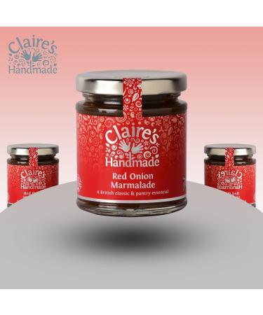 Claires Handmade Chutney Pick N Mix - Choose From 5+ Flavours | Celebratory Red Onion Marmalade Cumberland & more | 2 Pack (200g each)- Food Gift for Marmalade & Chutney Lovers Pack of 2 - Buy Online on SooperMarket.com