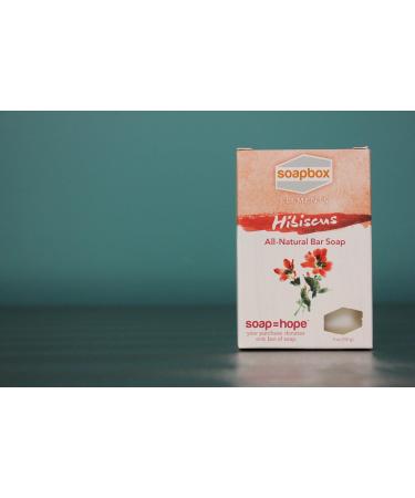 Buy SoapBox All-Natural Hibiscus Bar Soap - 5 oz - International Shipping Available - Buy Online on SooperMarket.com