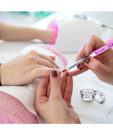 10 Piece Nail Design Manicure Care Tools + 3 Piece Clear Dappen Dish Cup + 7 Piece Acrylic Nail Brush Set for DIY Nail Art - Perfect for Christmas & Halloween Gifts - Buy Online on SooperMarket.com