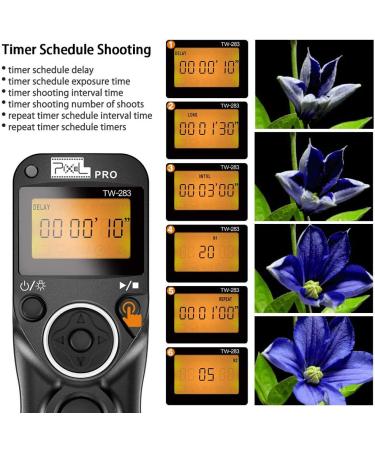 Pixel TW-283 E3 Wireless Shutter Release Cable Remote Control for Canon XT XTi XS XSi T1i T2i T3 T3i T4i T5 T5i T6i SL1 EOS1300D 60D 70D 80D | Compatible with Canon Cameras - Buy Online on SooperMarket.com