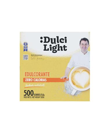 Dulci Light Sucralose Sweetener Sticks - 500 Calorie-Free Natural Sugar Substitute for Drinks & Food - Individually Packed - Buy Online on SooperMarket.com