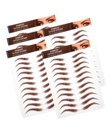 CANIGHT 5 Sheets authentic eyebrow sticker eyebrow stickers shaping eyebrow stickers costume