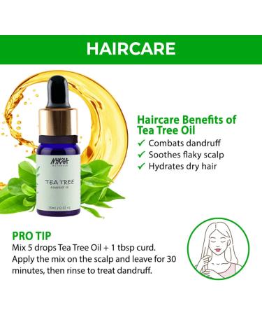 Nykaa Naturals Essential Oil - Tea Tree For Women 0.33 oz Oil - Buy Online on SooperMarket.com