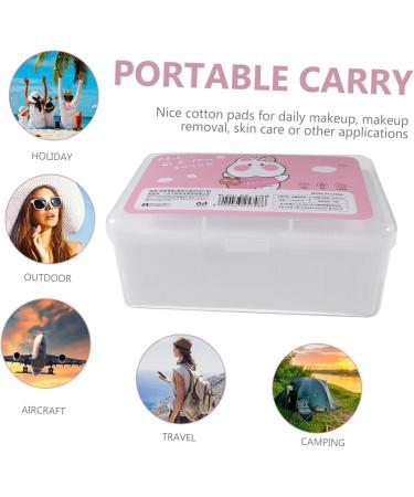 Housoutil 1000pcs Disposable Face Pads - Non Woven Makeup Gauze & Cleaning Cloth | Thicken Cotton Pads for Skincare & Makeup Accessories - Buy Online on SooperMarket.com