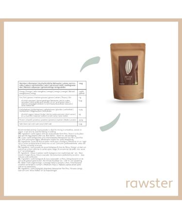 Buy Organic Raw Cocoa Powder 400g from Peru | 100% Natural Unsweetened Cacao | Rawster - Premium Quality - Buy Online on SooperMarket.com