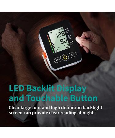Maguja Automatic Arm Blood Pressure Monitor - Wide Range Band, Large Cuff, LCD Display - Home Use Black - Buy Online on SooperMarket.com