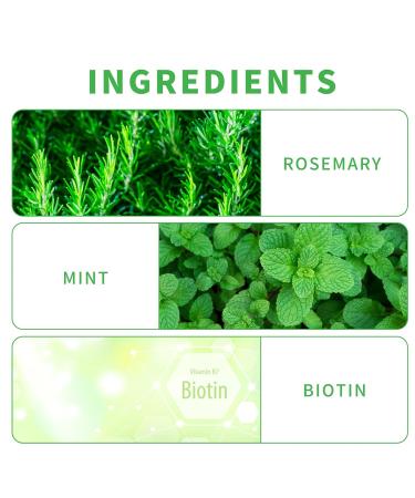 Rosemary Mint Hair Shampoo & Serum Set | All Hair Types | Nourishing Rosemary Oil for Men & Women - Buy Online on SooperMarket.com